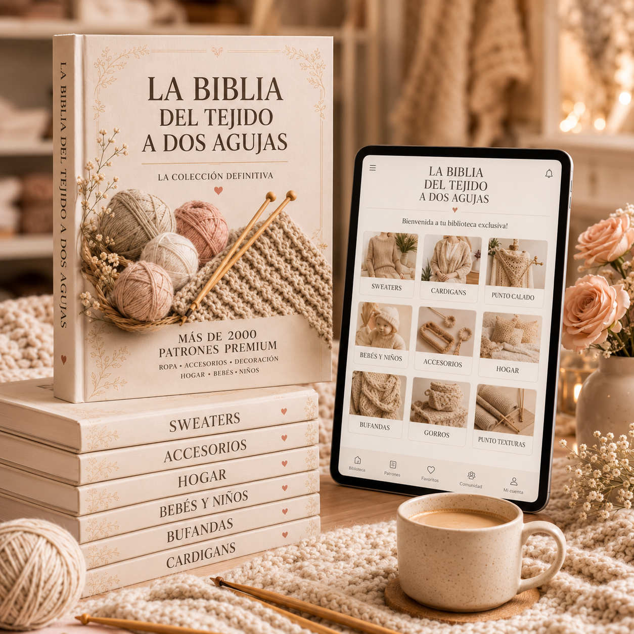 La Biblia Del Tejido A Dos Agujas — 2,000+ patrones premium