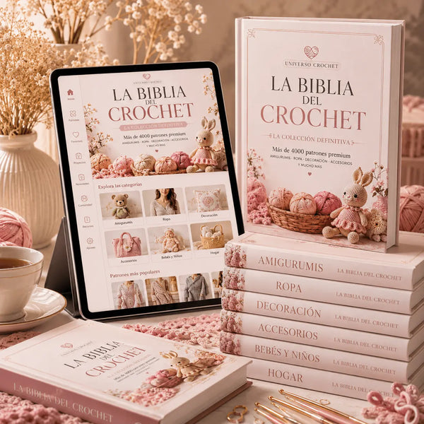 La Biblia Del Crochet : Crea piezas  increíbles  con +4000 patrones Premium